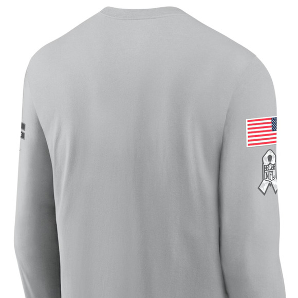 NFL NIKE Browns Men’s Gray Long Sleeve Size XXL MSRP $ 50 NWT - Picture 3 of 4